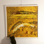  SOLD  Abstract Oil Painting original Texture 76Х76 №1
