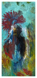 Абстрактная картина маслом, 80Х40см., 2021-52