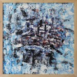 Картины для интерьера на дереве, абстракция 80Х80